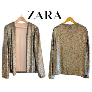 🇪🇸 ZARA VINTAGE SEQUIN BLAZER